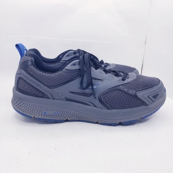 Skechers Gray Go Run Consistent Sneakers Running Shoes Trainers Mens Size 8 Wide - Picture 2 of 14